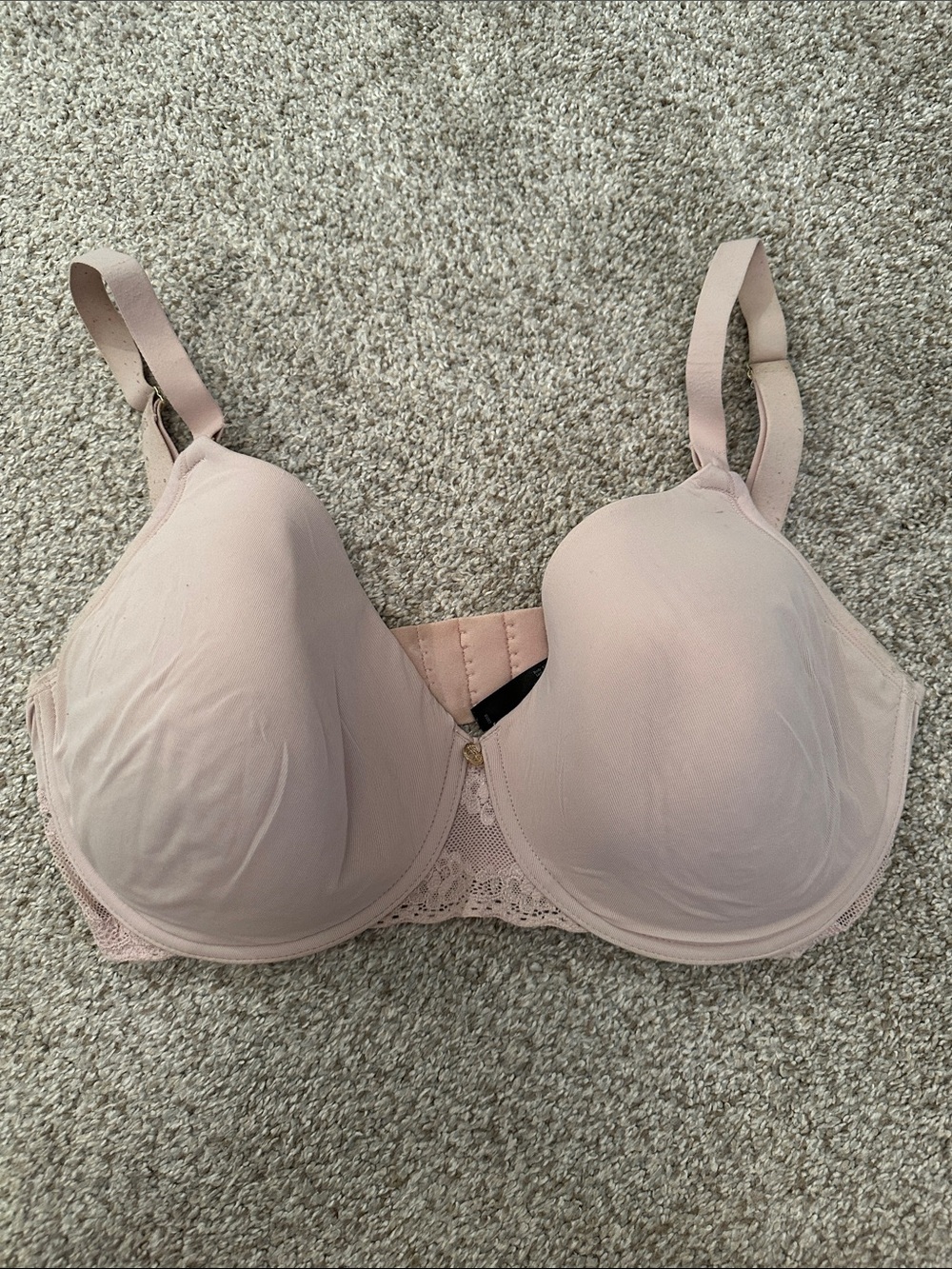 Natori Light Blush T-Shirt Bra with Lace Trim